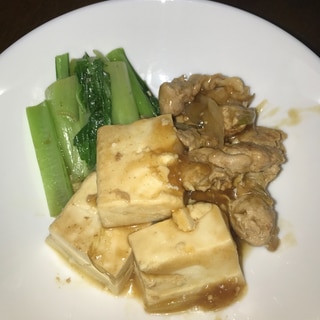 豆腐と豚肉の旨煮